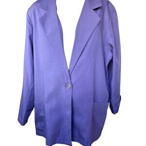 Vintage Bobbie Brooks Purple Xlarge 16/18 Jacket USA made